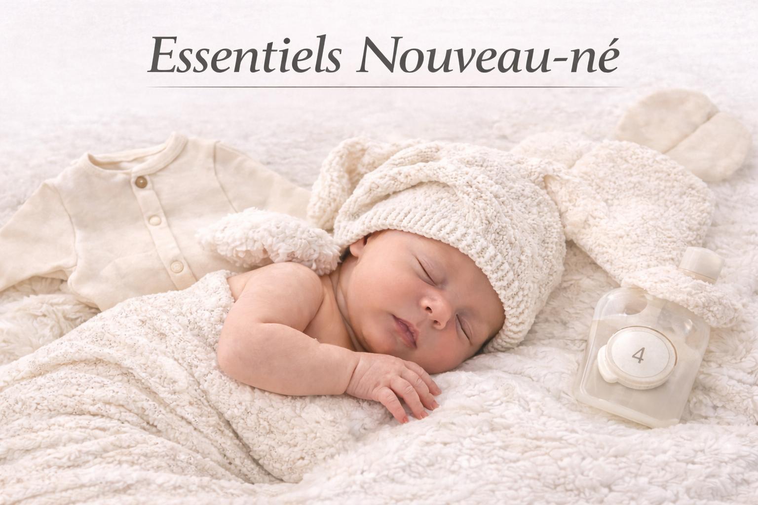 Home essentiels doux pour nouveau né